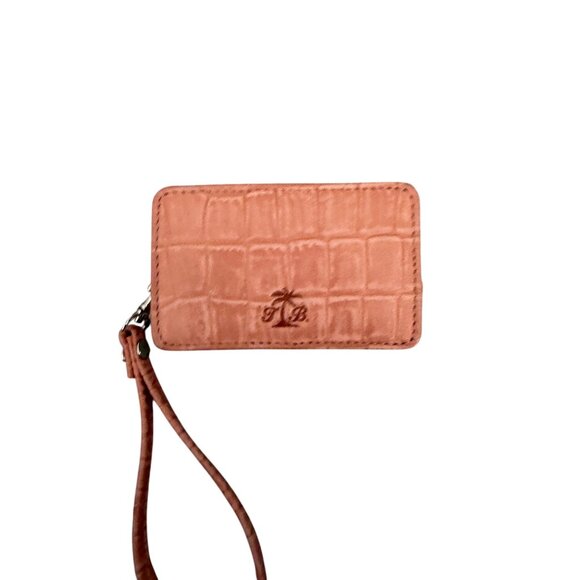 TOMMY BAHAMA Peach Leather Wristlet Wallet - Picture 8 of 9